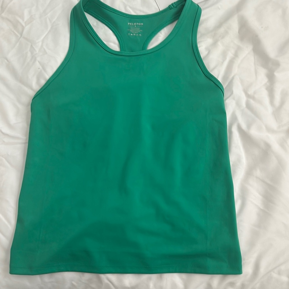 Peloton Green Racerback Tank